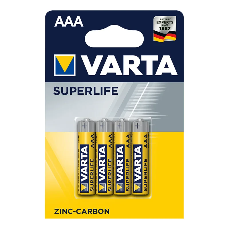 Varta Superlife batteries AAA 4 pieces in blister
