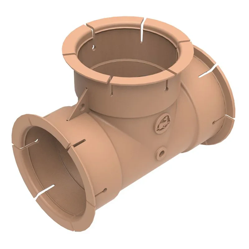 Whale air duct T-piece 65 mm beige