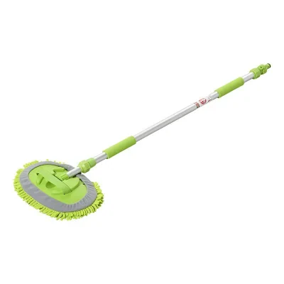 150650 - Wasborstel chenille microvezel telescopische steel 1,65 meter