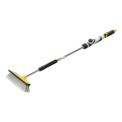 150689 - Tvättborste med skrapa och tvättmedelsdispenser, teleskopskaft 92-150 cm