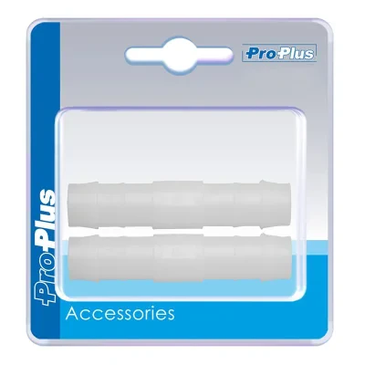 151200V02S - Water hose connector straight 12mm 2 pieces in blister