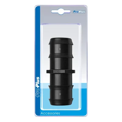 151200V05S - Water hose connector straight 40mm in blister