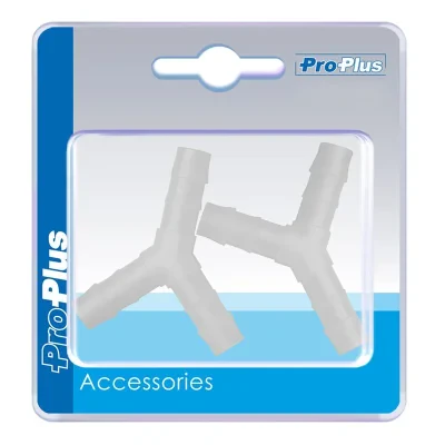 151201S - Water hose connector Y-piece 8mm 2 pieces in blister