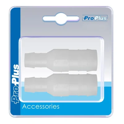 151203V02S - Water hose reducer straight 19x12mm 2 pieces in blister