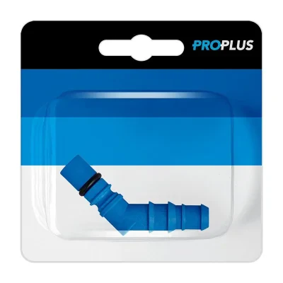 151208V01S - Slangtule met O-ring voor 10/12 mm slangen blauw in blister