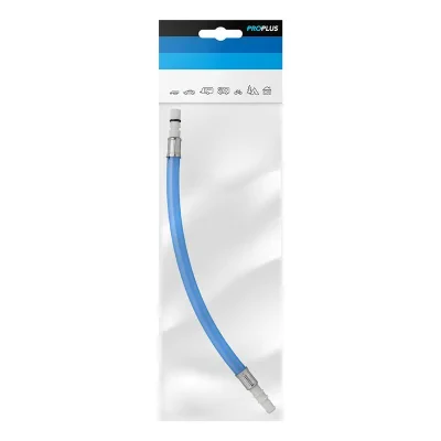 151209S - Flexible hose connector 25 cm blue in polybag