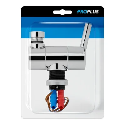 151214V15S - Shower mixer tap Trend A Ø27 mm chrome in blister