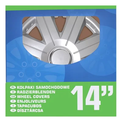 310824S - Copricerchi set Cosmos Ring 14 pollici 4 pezzi in scatola di presentazione