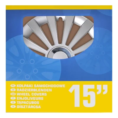 310842S - Hjulkapsel Meridian Ring 15 tommer Sett med 4 stykker i skjerm boks