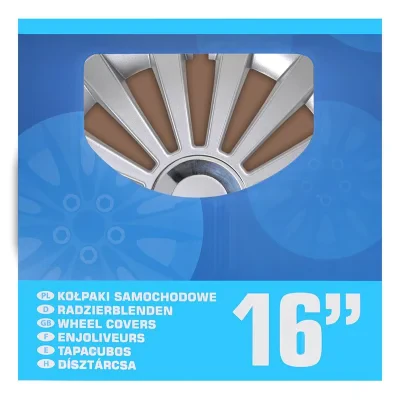 310844S - Copricerchi set Meridian Ring 16 pollici 4 pezzi in scatola di presentazione
