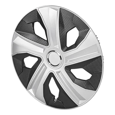 310884V02 - Wieldop Moon Ring carbon zilver/zwart 16 inch