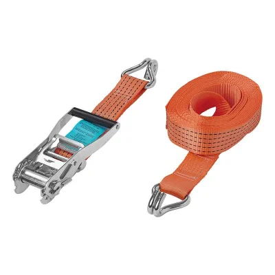 320270 - Spennbånd med skralle + 2 kroker 8 meter 5000kg