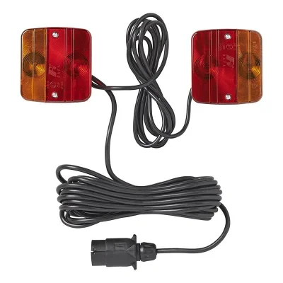 330418 - Trailer lys med magnet 7,5 + 2,5M kabel