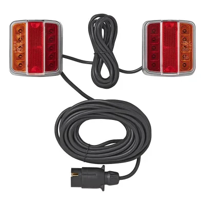 330476 - Trailer lights LED with magnets 7,5+2,5M cable