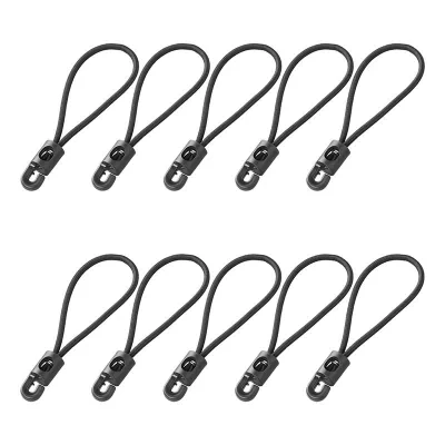 340703 - Anello elastico con gancio in plastica set di 10 pezzi