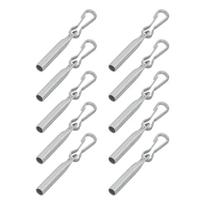 340706AC01 - Seil Endverschluß Ø6 mm mit Simplexhaken - Set von 10 Stück