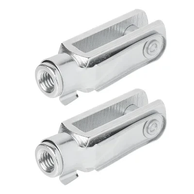341309 - Forcelle M8 58mm con clip set di 2 pezzi