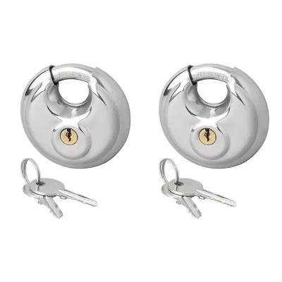 341319 - Hänglås Ø70mm 2 stycken med samma låsning