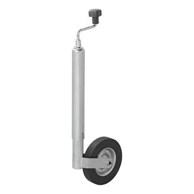 341501 - Nokkapyörä 48mm metallivanne kovakumipyörä 200x50mm