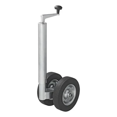 341508V02 - Dobbelt nesehjul 48 mm med massive gummidekk 200 x 50 mm
