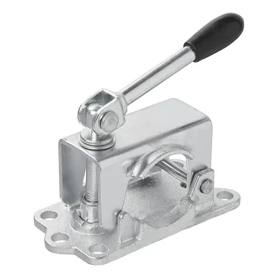 341536 - Klem 48mm gietijzer met kantelbare hendel voor neuswiel