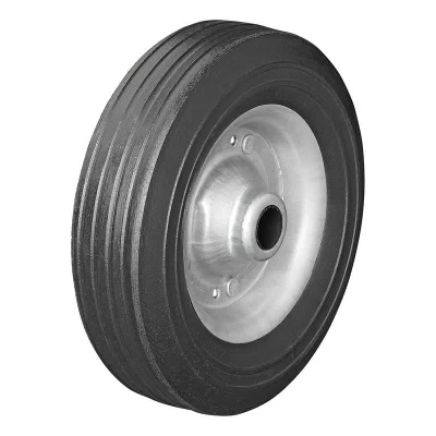 341541 - Ersatzrad für Stützrad Metall-Felge mit Vollgummi-Reifen 200x60mm