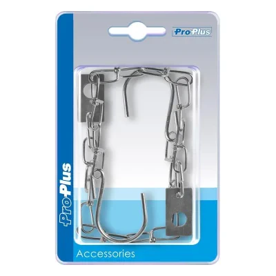 342131S - Sicherungskette Metall 24cm - Set von 2 Stück im Blister