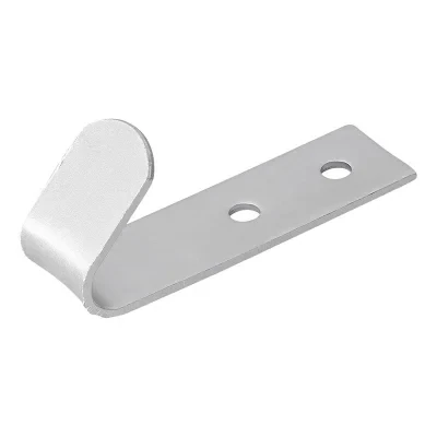 342148 - Skru-på metall krok 72 x 21 x 2 mm