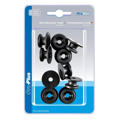 342150S - Planenhaken rund Kunststoff 10 Stück im Blister
