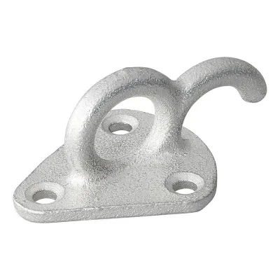 342157 - Tau metall krok med øye 70 x 45 mm