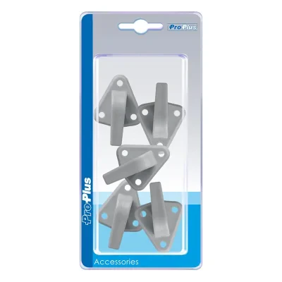 342157V01S - Haczyk do liny plastikowy z oczkiem 48x45mm 5 szt. w blistrze