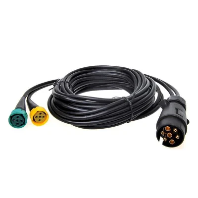 343087 - Kabelset 5M met stekker 7-polig en 2x connector 5-polig