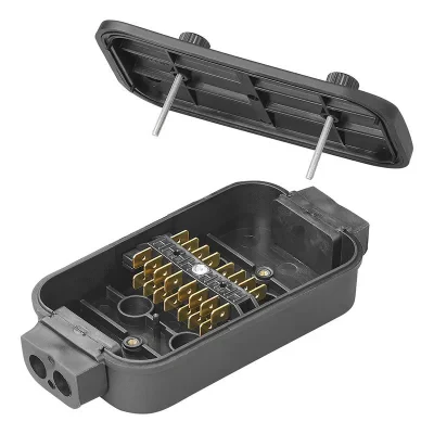 343097 - Koblingsboks av plast 8 x 4-stang forbindelser på tvers