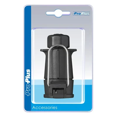 343501S - Socket 7-pin PVC flying with hook in blister