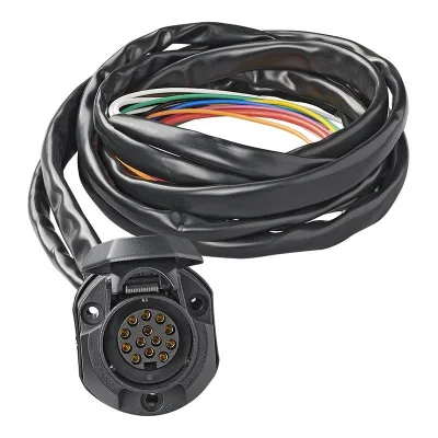 343508 - Pre-kablet 13-pinners stikkkontakt PVC Jaeger + 1,50m kabel