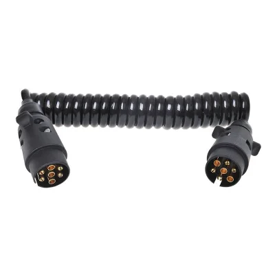 343509 - Câble spiralé 3M avec 2x fiche 7-pôles PVC