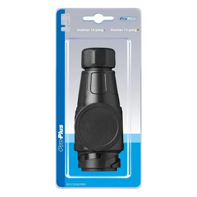 343512S - 13-pinners kort plugg PVC Jaeger i bisterpakning