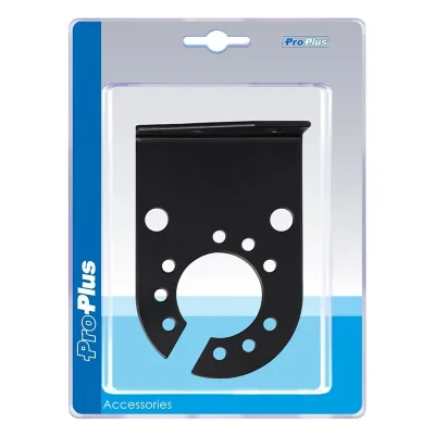 343536S - Monteringsplate for stikkkontakt metall vinklet 8x5cm i bisterpakning
