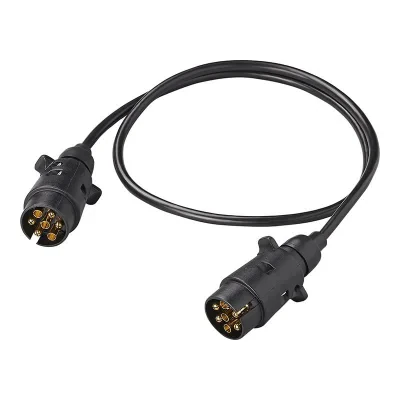 343540 - Verlängerungskabel 1M mit 2x Stecker 7-polig PVC