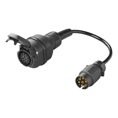 343542V01 - Adapter cable 30 cm from 13-pin type Multicon West to 13-pin type Jaeger