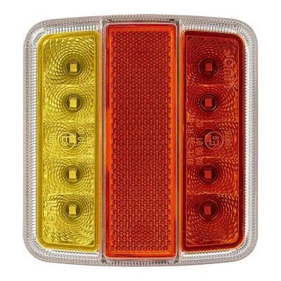 343604PM - Baklykt 4-funksjon 98x105mm 14LED PM