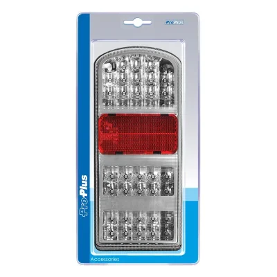 343626S - Baklykt 5-funksjon 225x105mm 43LED venstre i bisterpakning