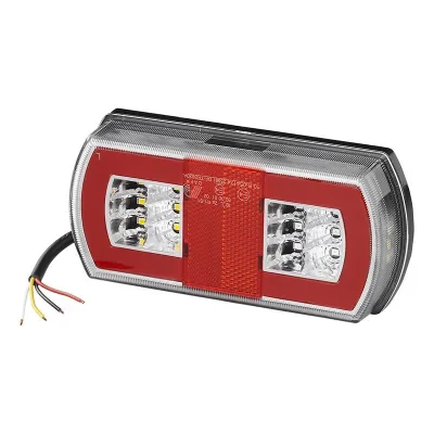 343626V01 - Achterlicht 5 functies 225 x 105 mm 43LED links