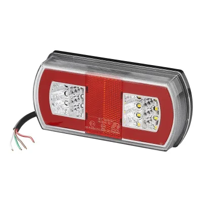 343627V01 - Bakljus 5 funktioner  225 x 105 mm 43 LED höger