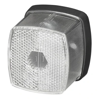 343702 - Swiatlo obrysowe biale 66x62mm z odblaskiem