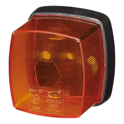 343704PM - Sidemarkørlampe, gul 65x60 mm PM