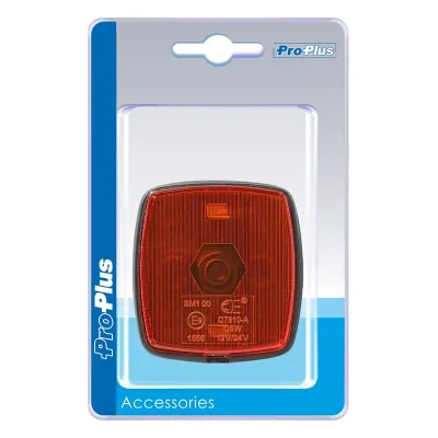 343704PMS - Luce di posizione laterale gialla 65 x 60 mm PM in confezioni blister