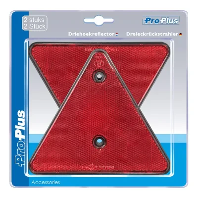 343751S - Triangle reflektor 2 stk i bisterpakning