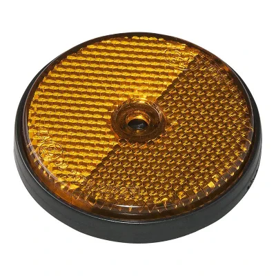 343755 - Reflector oranje 60mm schroefbevestiging
