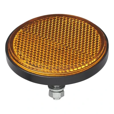 343755V01 - Gul reflex 60mm med bult 5mm